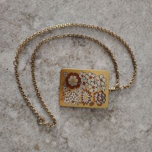 Reed & Barton Gold Floral Necklace